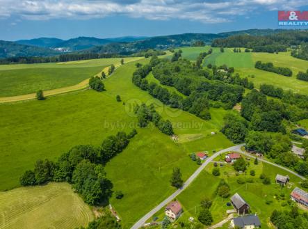 Pohled na Louku | Prodej - pozemek, trvalý travní porost, 3 867 m²