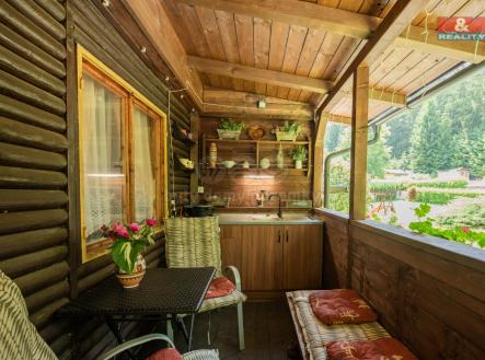 veranda | Prodej - chata/rekreační objekt, 50 m²