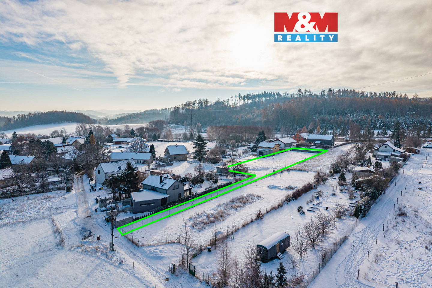 Prodej pozemku k bydlení, 1987 m², Kunice