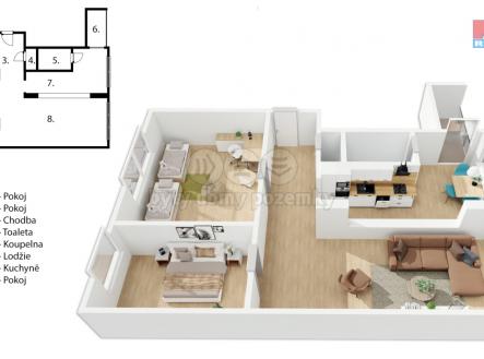 půdorys.jpg | Prodej bytu, 3+kk, 57 m²