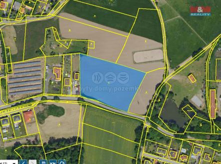 mapa | Prodej - pozemek, zemědělská půda, 10 352 m²