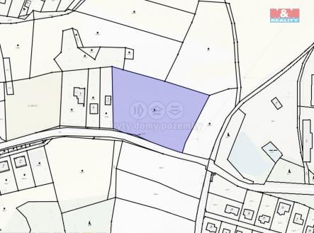 mapa | Prodej - pozemek, zemědělská půda, 10 352 m²