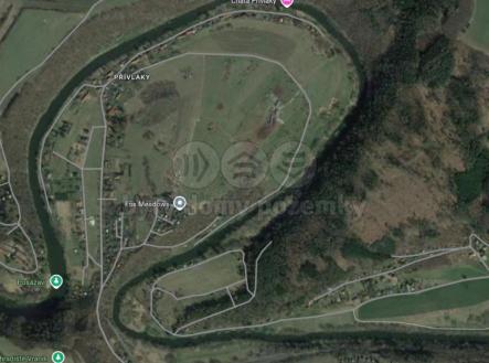 mapa okolí.jpg | Pronájem - pozemek, trvalý travní porost, 1 205 m²