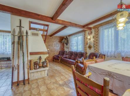 Obývací prostor | Prodej - chata/rekreační objekt, 122 m²