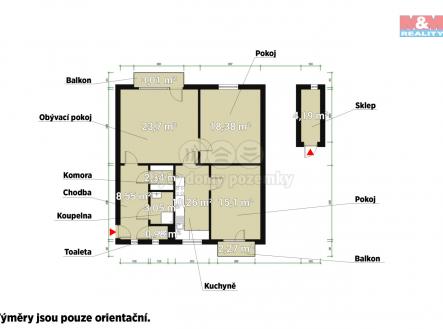 Půdorys.jpg | Prodej bytu, 3+1, 77 m²