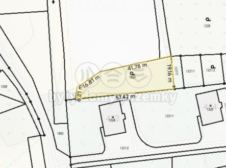 KM-rozměry.jpg | Prodej - pozemek, zahrada, 858 m²