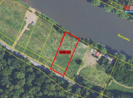 vyzn. v KN.jpg | Prodej - pozemek, trvalý travní porost, 1 665 m²