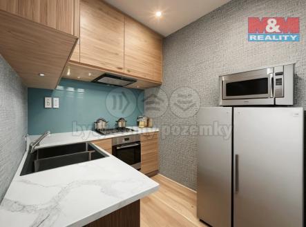 vizualizace kuchyň | Prodej bytu, 3+1, 71 m²