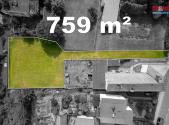 Prodej - pozemek pro bydlení, 759 m²