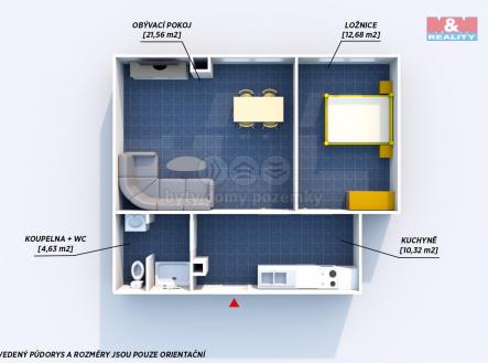 a3.jpg | Pronájem bytu, 2+kk, 49 m²