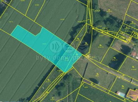 kat.mapka_4675.jpg | Prodej - pozemek, trvalý travní porost, 7 173 m²