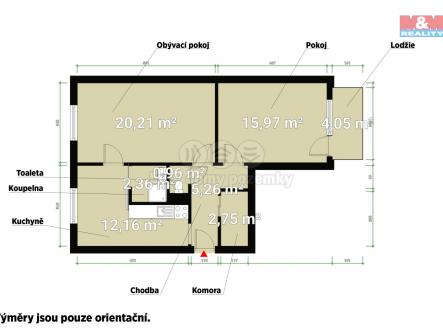 PÖdorys.jpg | Prodej bytu, 2+1, 60 m²