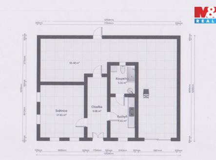 Verměřovice_69_-_Kočkovi_-_PŮDORYS.jpg | Prodej - chata/rekreační objekt, 96 m²