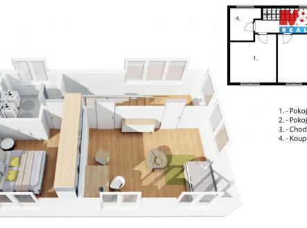 půdorys patro | Prodej - dům/vila, 164 m²