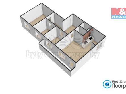 Prodej bytu 4+1, 79 m², Obrnice, ul. Nová výstavba | Prodej bytu, 4+1, 79 m²