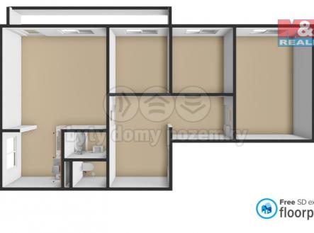 Prodej bytu 4+1, 79 m², Obrnice, ul. Nová výstavba | Prodej bytu, 4+1, 79 m²