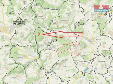 katastrální 4.jpg | Prodej - pozemek, les, 16 220 m²