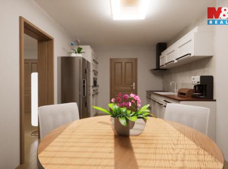 Vizualizace - kuchyň | Prodej - dům/vila, 200 m²