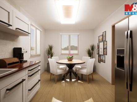 Vizualizace - kuchyň | Prodej - dům/vila, 200 m²