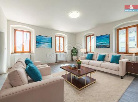 Vizualizace obyvaci pokoj 2+1 prizemi.jpg | Prodej bytu, 2+1, 85 m²