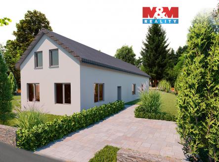 VIZUALIZACE EXTERIÉR 1.0. | Prodej - pozemek pro bydlení, 961 m²