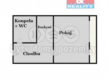 Půdorys.jpg | Prodej bytu, 1+kk, 25 m²