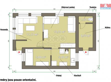pudorys.jpg | Prodej - chata/rekreační objekt, 35 m²