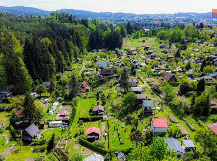 Pohled z dronu | Prodej - pozemek, zahrada, 235 m²