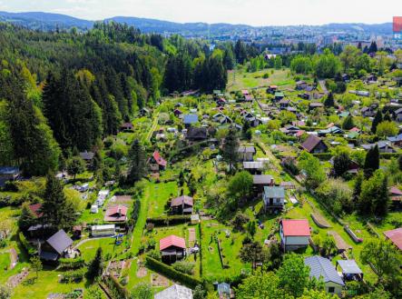 Pohled z dronu | Prodej - chata/rekreační objekt, 20 m²