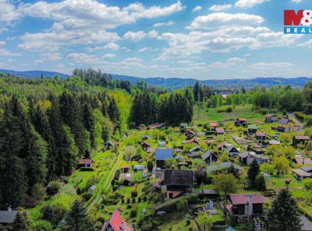 Pohled z dronu | Prodej - chata/rekreační objekt, 20 m²
