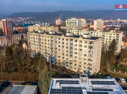 pohled na dům | Pronájem bytu, 1+1, 35 m²