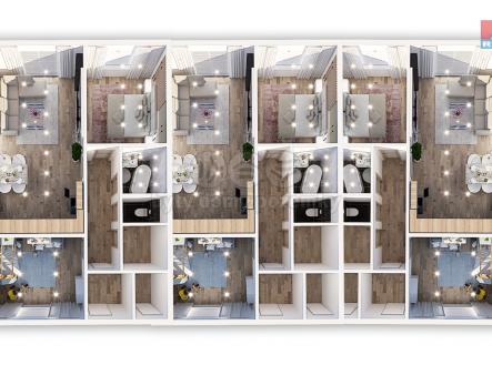 půdorys celý dům.jpg | Prodej bytu, 3+kk, 86 m²