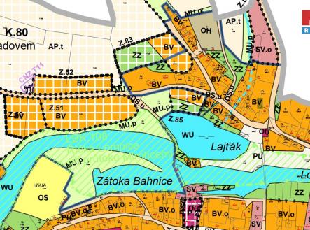 ÚP Mirotice výkres 2.jpg | Prodej - pozemek pro bydlení, 5 811 m²