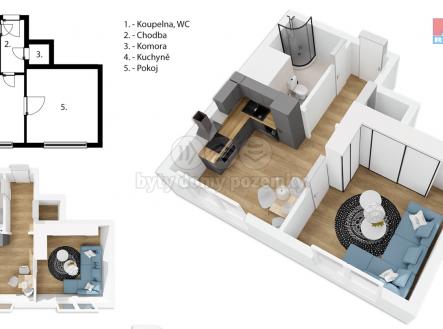 půdorys___.jpg | Prodej bytu, 1+1, 34 m²
