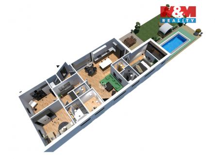 3D A.jpg | Prodej - pozemek pro bydlení, 733 m²