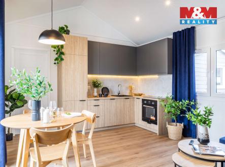 kuchyn z obyvaku.jpg | Prodej - dům/vila, 57 m²