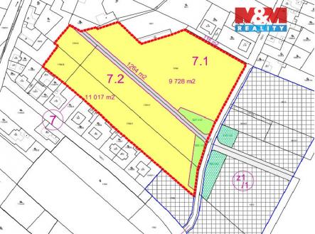Situace II.jpg | Prodej - pozemek pro bydlení, 11 177 m²