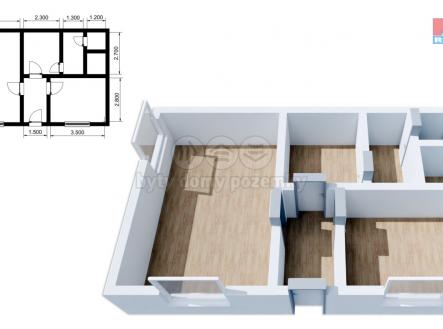 . | Pronájem - kanceláře, 35 m²