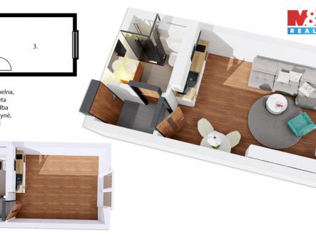 půdorys_1A.jpg | Prodej bytu, 1+kk, 23 m²