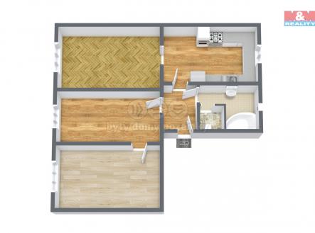 3D Floor Plan.jpg | Prodej bytu, 3+1, 92 m²