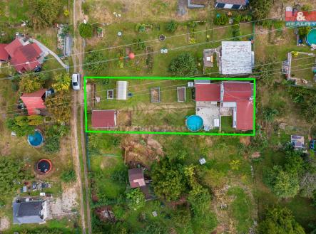 pohled na zahradu | Prodej - pozemek, zahrada, 438 m²