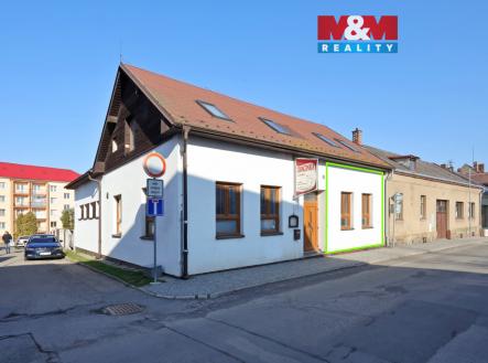 Pohled z ulice | Pronájem - obchodní prostor, 80 m²