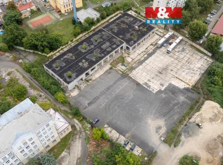 Letecký pohled | Pronájem - pozemek pro komerční výstavbu, 5 000 m²