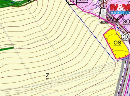 ÚP výřez.jpg | Prodej - pozemek, zemědělská půda, 9 509 m²