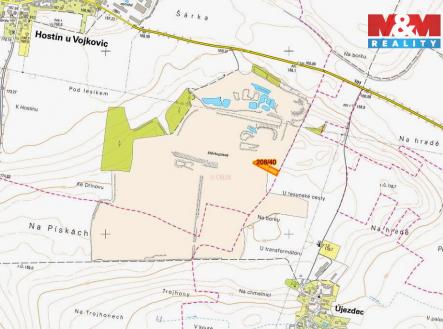 mapka | Prodej - pozemek, zemědělská půda, 4 832 m²