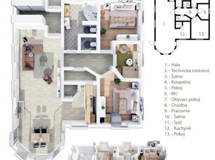 Půdorys II.jpg | Prodej - dům/vila, 130 m²
