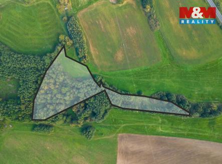 Letecký pohled | Prodej - pozemek, ostatní, 19 785 m²