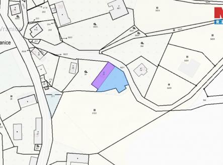 kat. mapa Vranice.jpg | Prodej - pozemek pro bydlení, 686 m²