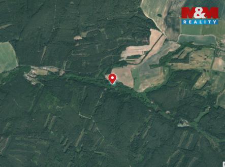 Mapa_okoli_2025_10_02_23_27.jpeg | Prodej - pozemek, les, 1 547 m²