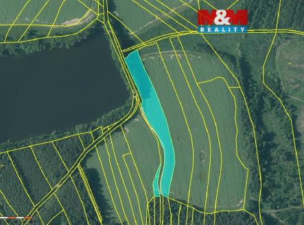 Mapka ortofoto-1.jpg | Prodej - pozemek, zemědělská půda, 12 695 m²